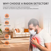 Best Radon Gas Detector for Home with LCD Display for Continuous and Long-Term Monitoring